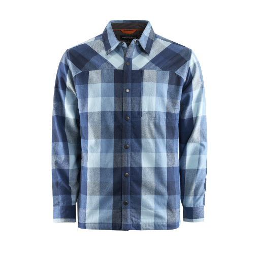 Zateplená košile GRUNDÉNS Bankside - Ocean Plaid - Vel. M