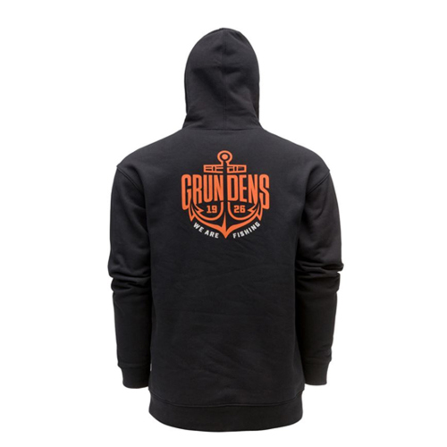 Mikina GRUNDÉNS Displacement DWR Logo Anchor - Black  - vel. XL