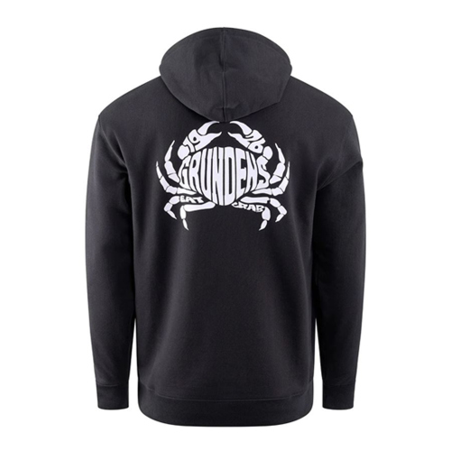Mikina GRUNDÉNS Eat Your Words DWR HD - Black Crab - Vel. M