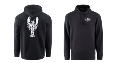 Mikina GRUNDÉNS Eat Your Words DWR HD - Black Lobster