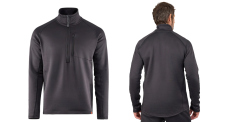 Termo mikina GRUNDÉNS Grundies 1/2 Zip - Black
