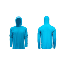 UV tričko s kapucí GRUNDÉNS Tough Sun - Azure