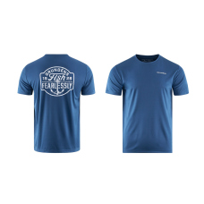 UV tričko GRUNDÉNS Fish Fearlessly Tech Tee - Blue Abyss