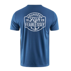UV tričko GRUNDÉNS Fish Fearlessly Tech Tee - Blue Abyss UV tričko GRUNDÉNS Fish Fearlessly Tech Tee - Blue Abyss