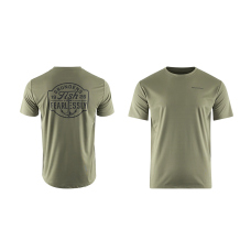 UV tričko GRUNDÉNS Fish Fearlessly Tech Tee - Forest