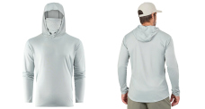 UV Mikina GRUNDÉNS Tough Sun s maskou - Iceberg