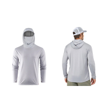 UV tričko s kapucí GRUNDÉNS Tough Sun s maskou - Mist