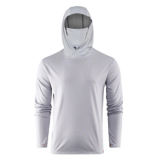 UV tričko s kapucí GRUNDÉNS Tough Sun s maskou - Mist