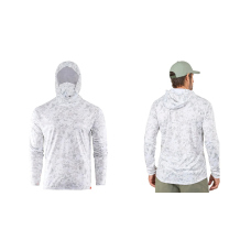 UV tričko s kapucí GRUNDÉNS Tough Sun s maskou - Squall Camo