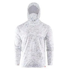UV tričko s kapucí GRUNDÉNS Tough Sun s maskou - Squall Camo