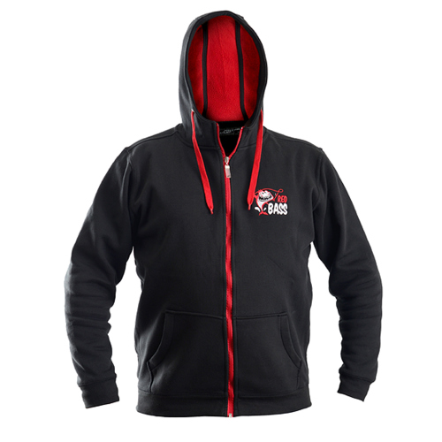 Mikina s kapucí "Doublefleece" REDBASS  - vel. M
