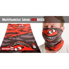 Multifunkční tunelový šátek REDBASS