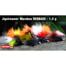 Jigstreamer Marabou REDBASS 1 g Jigstreamer Marabou REDBASS 1 g
