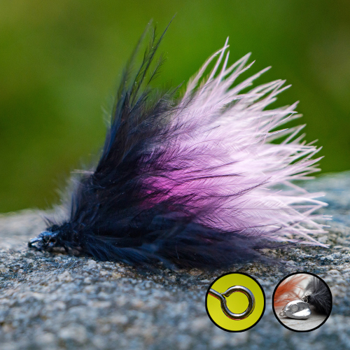 Streamer Marabou "čeburaška" REDBASS - color BLP