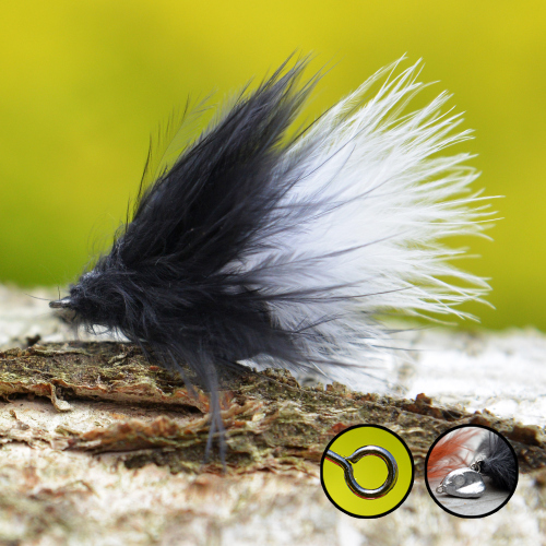Streamer Marabou "čeburaška" REDBASS - color BLW