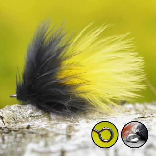 Streamer Marabou "čeburaška" REDBASS - color BLY