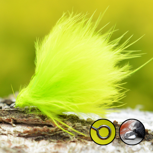 Streamer Marabou "čeburaška" REDBASS - color FGr