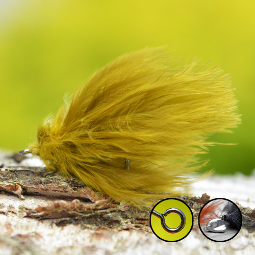Streamer Marabou "čeburaška" REDBASS - color OL