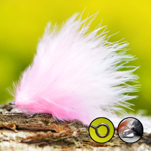 Streamer Marabou "čeburaška" REDBASS - color PW