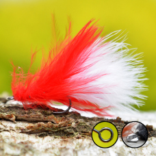 Streamer Marabou "čeburaška" REDBASS