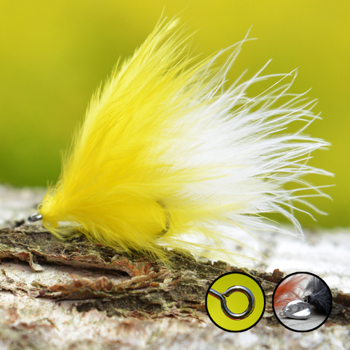 Streamer Marabou "čeburaška" REDBASS - color YW
