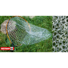 Podběráková hlava se silikonovým sítem - vel. XL