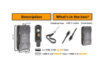Solární outdoorová powerbanka VIKING TYR II - 20 000 mAh