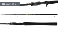 Baitcastový prut Daiwa Prorex X Vertical Baitcast 1,95 m, 8-35 g