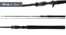 Baitcastový prut Daiwa Prorex X Vertical Baitcast 1,95 m, 8-35 g