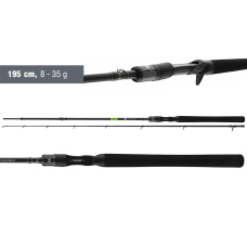 Baitcastový prut Daiwa Prorex X Vertical Baitcast 1,95 m, 8-35 g