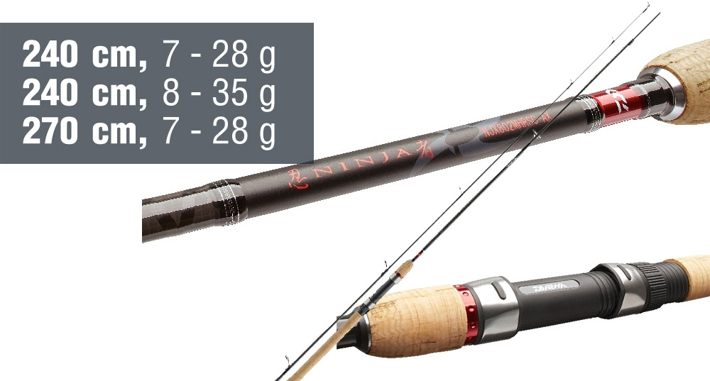 Přívlačový prut Daiwa Ninja Jigger Přívlačový prut Daiwa Ninja Jigger