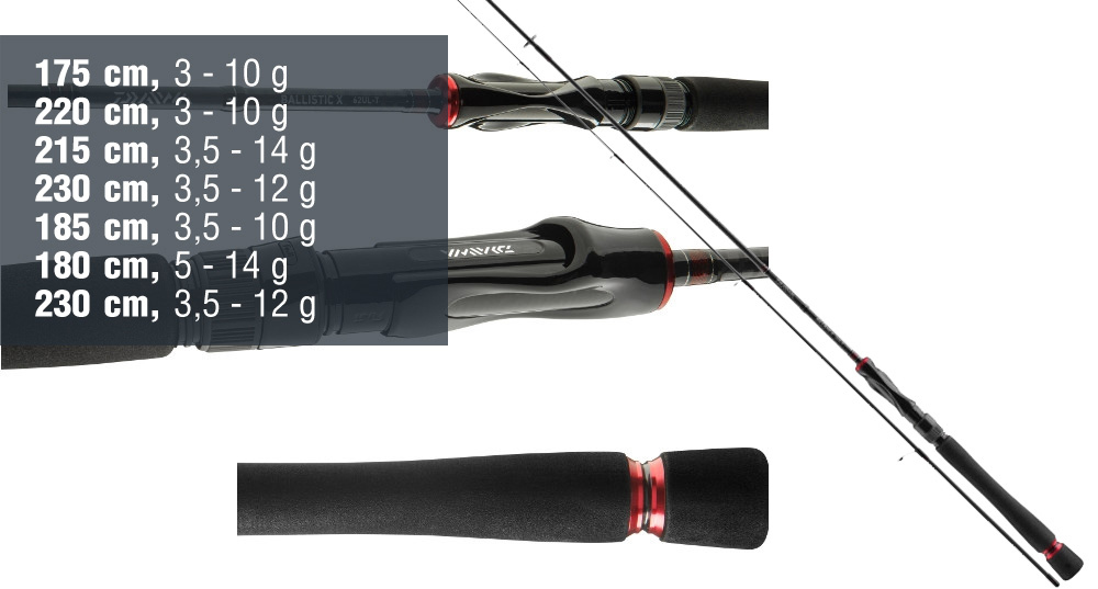 Přívlačový prut Daiwa Ballistic UL