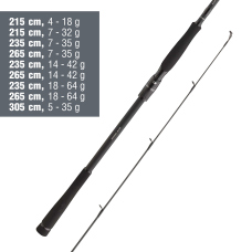 Přívlačový prut Daiwa Tournament XT Titanium Spin