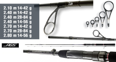 Přívlačový prut Daiwa Tournament SW AGS