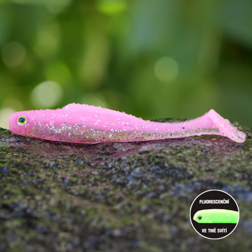 Ripper REDBASS KICKER L - 100 mm - PINK G - UV COLOR