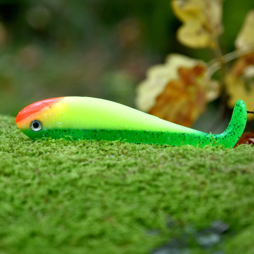 Ripper REDBASS SWIMMER XXL - 200 mm - FLUO GREEN RH - UV COLOR