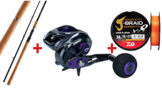 Zvýhodněný set na štiky Big Bait Baitcast DAIWA - Big Game "EXPERT"