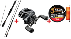 Zvýhodněný set na štiky Big Bait Baitcast DAIWA - Medium/Heavy "EXPERT"