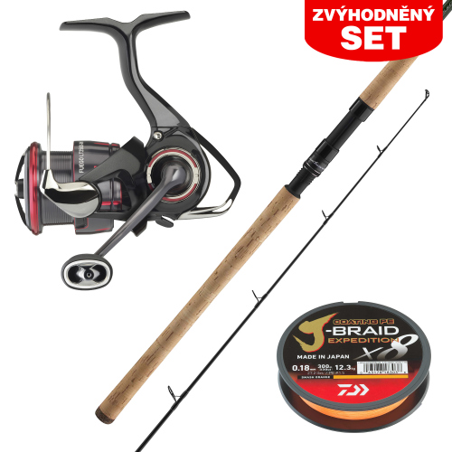 Zvýhodněný set na Candáty DAIWA "Longcast Fajnovka" - Set s prutem 2,95 m, 10 - 35 g