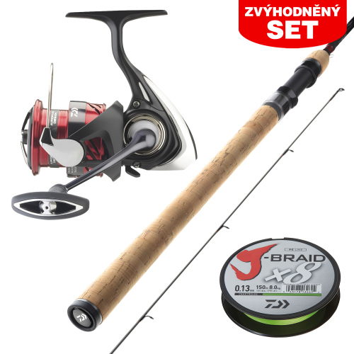 Zvýhodněný set na Štiky DAIWA  "ECONOMY"  - Set s prutem 2,40 m, 15 - 50 g