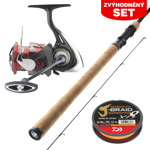 Zvýhodněný set DAIWA na SUMCE "ECONOMY " - Set s prutem 2,40 m, 50 - 100 g