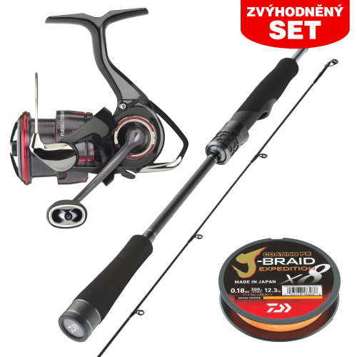 Zvýhodněný set DAIWA na CANDÁTY "FAJNOVKA 2026" - Set s prutem 2,40 m, 7 - 28 g