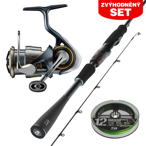 Zvýhodněný set DAIWA na CANDÁTY/OKOUNY "EXCLUSIVE 2026" - Set s prutem 1,95 m, 4 - 18 g