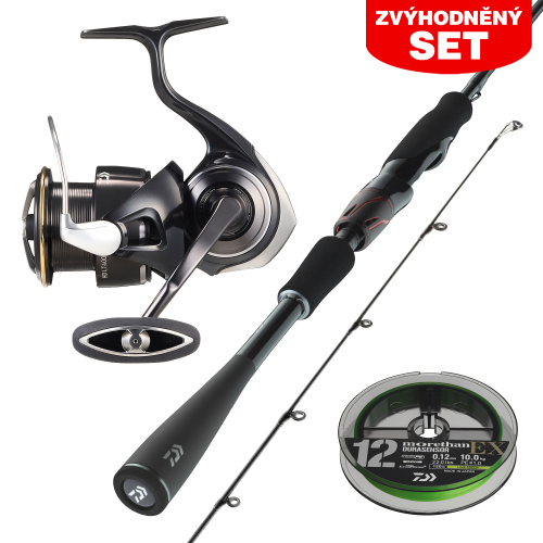 Zvýhodněný set na Štiky DAIWA "EXCLUSIVE" 2026 - Set s prutem 2,70 m, 18 - 64 g