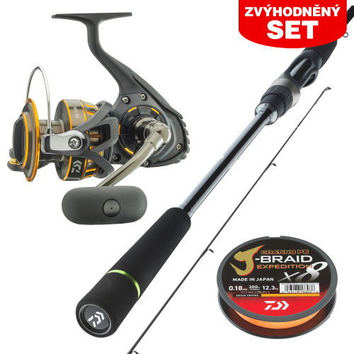 Zvýhodněný set na Sumce DAIWA "FAJNOVKA" 2026 - Set s prutem 2,40 m, 50 - 110 g