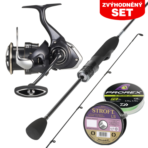 Zvýhodněný set DAIWA "NANO UL PRO NÁROČNÉ" 2026 - 190 cm, 0,3 - 3 g, Freams LT + vlasec