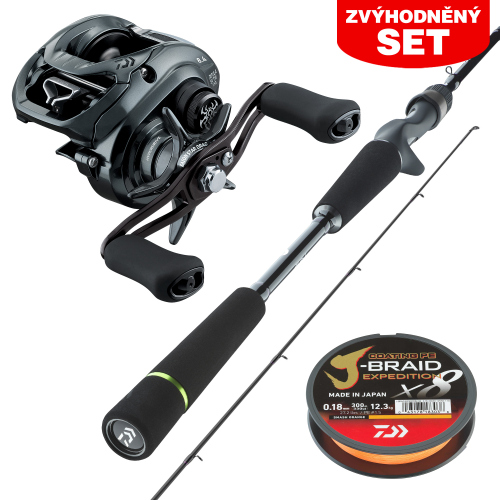 Zvýhodněný set na Štiky Baitcast DAIWA "Economy"  - Set s prutem 2,10 m, 14 - 42 g