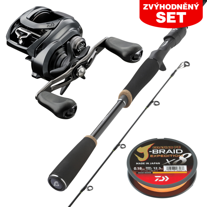 Zvýhodněný set na štiky Big Bait Baitcast DAIWA "EXPERT" Zvýhodněný set na štiky Big Bait Baitcast DAIWA "EXPERT"