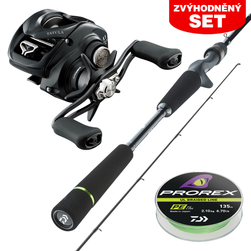 Zvýhodněný set UL Baitcast DAIWA "Economy" - Set s prutem 2,05 m, 5 - 14 g