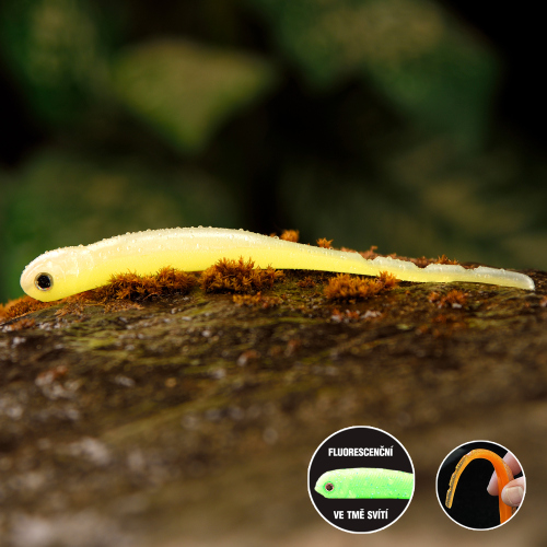 Velký smáček REDBASS BIG SNAKE XL - Lemon - UV COLOR